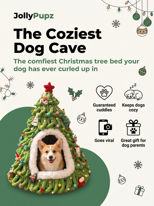 JollyPupz - Christmas Tree Bed